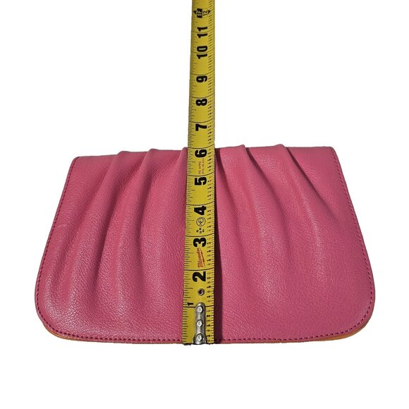 Bundle BAEKGAARD Pink Orange Clutch PUREOLOGY Chain Link Strap Crossbody Bag - Picture 14 of 16